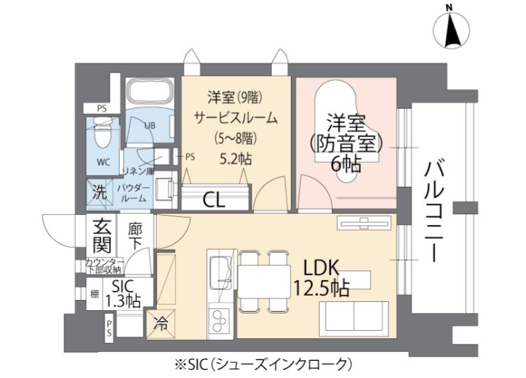 ミュージション＋浅草 間取り