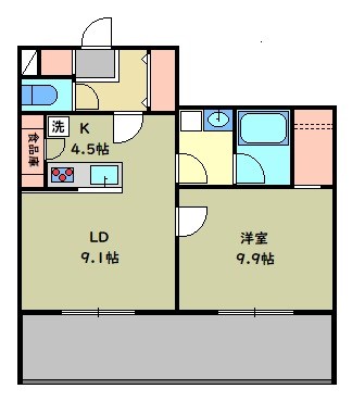 ファランドール中野  ０８：００～２３：００演奏可　音楽マンションⓇ 間取り