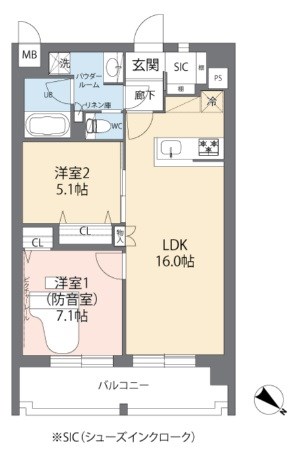 ミュージション朝霞台 　3月4日14時申込受付開始　24時間演奏可 間取り