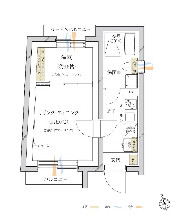 サウンドプルーフプロ大森 間取り