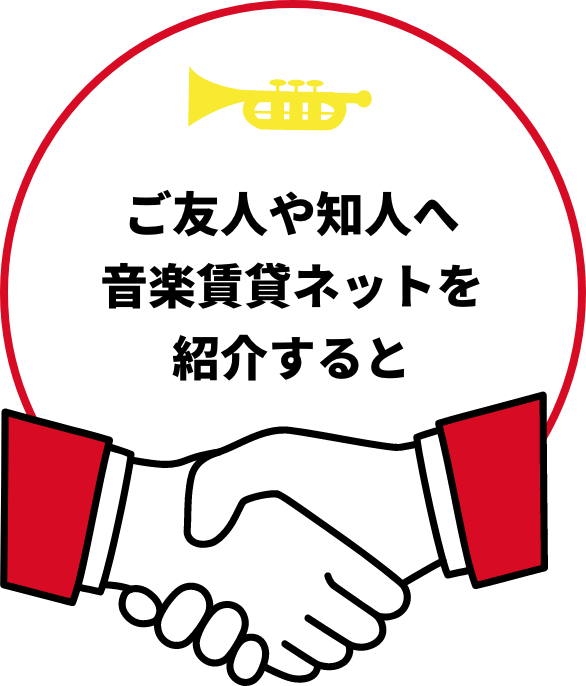 ご友人や知人音楽賃貸ネットを紹介すると
