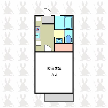 サンビレッジ武蔵野Ⅱ　深夜・早朝を除く時間帯　グランドピアノ・弦楽器・木管楽器 間取り