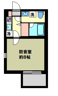 サウンドプルーフ田園調布 24時間演奏可　東京音楽大学 間取り