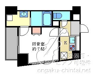 グランジット根岸ラシクラス　 24時間演奏可　東京藝術大学　上野学園大学 間取り
