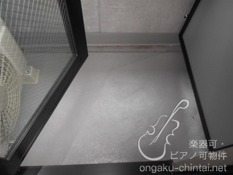 ラシクラスLAZOginza-east 24時間演奏可 弦楽器、木管楽器、電子楽器、金管楽器、鍵盤楽器、声楽 ベランダ