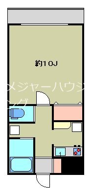 ウエストヴィレッジ  08:00～20:00演奏可　中央線　立川駅 間取り