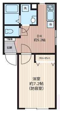 ジュエシュピーレン蓮根　２４時間演奏可 間取り