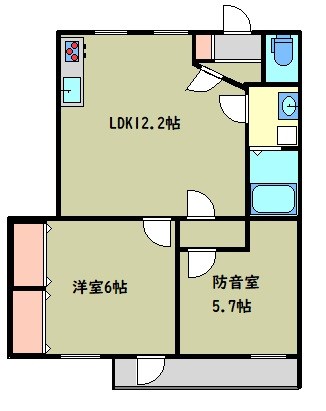 クライムヒルズ　9:00～21:00演奏可　大江戸線　総武線　東中野駅　防音室 間取り