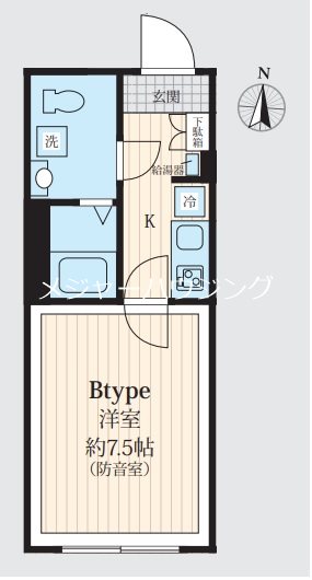 Artiza西大井Sonorite  間取り