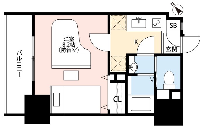 ミュージション千葉駅前　24時間演奏可　総武線快速　千葉駅　徒歩２分 間取り
