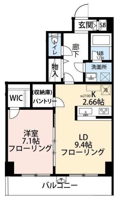 Segue（セグエ）赤羽駅　2024年1月完成予定 間取り