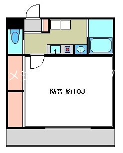 ミューズ江古田 24時間演奏可 　武蔵野音楽大学　日本大学芸術学部 間取り