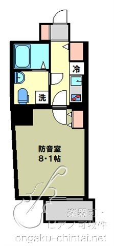 グランスクエア　24時間演奏可　大山駅　板橋区役所前駅　利用可 間取り