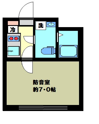 ラシクラス練馬エトワール 24時間演奏可　武蔵野音楽大学　日本大学芸術学部 間取り