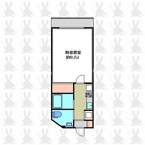 ヴェルラトゥール 6:00～24:00演奏可 昭和音楽大学 間取り