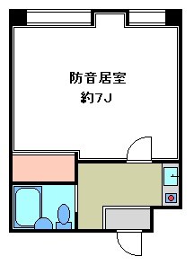 ボギーハイツ　24時間演奏可 間取り