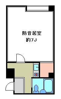ボギーハイツ　24時間演奏可 間取り