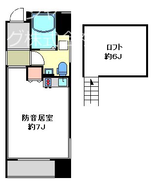 カナデール幡ヶ谷 24時間演奏可　桐朋学園大学 間取り