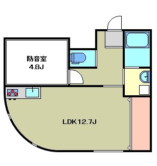 リトルロックⅢ 　09:00～22:00 演奏可 間取り