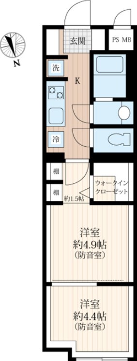 Konomi Narimasu Base　２４時間演奏可　NURO光10G使い放題 間取り