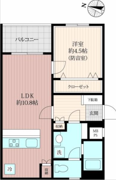 Konomi Jyunibankan　KAMISAGINOMUYA　24時間演奏可 間取り