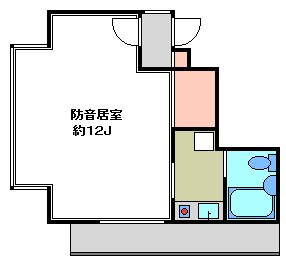 プリムローズⅢ　7：00～23：00演奏可　グランドピアノ・声楽・弦楽器・木管楽器の演奏可 間取り