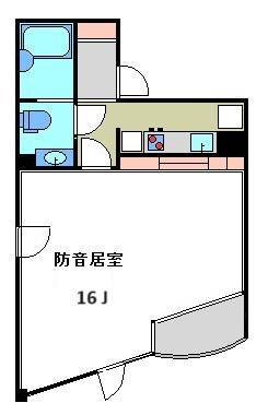 つつじヶ丘アーベント　24時間演奏可　駅徒歩2分　桐朋学園 間取り