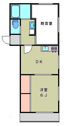 オークヴィレッジ国立 9:00～22:00演奏可 国立音楽大学 間取り