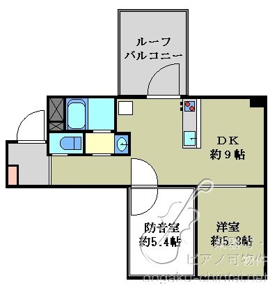 ラシクラスGNコート練馬 24時間演奏可　複数路線利用可 間取り