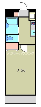 ハイツエムアイ 9:00～21:00演奏可　グランドピアノ・声楽・他各種楽器相談　金管・打・電子不可 間取り