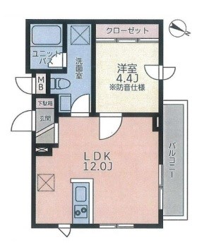 観空SOUND HILL　8：00～24：00演奏可　防音室　京浜東北線　埼京線 間取り
