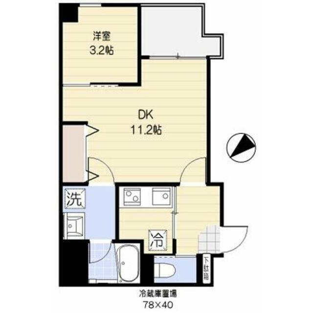 ムジーク北参道　7:00～23:00演奏可　アップライトピアノ・弦楽器・金管楽器他各種相。 間取図