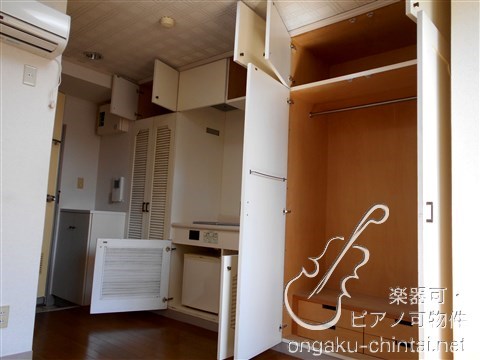 落合ミュージックハイム 9:00～22:00演奏可　専用防音室（別途契約） クローゼット