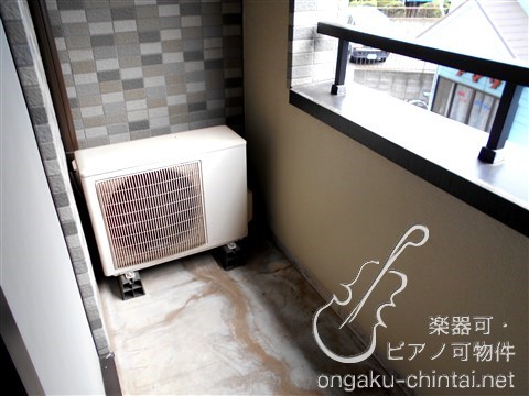フェローチェ清瀬 8:00～23:00演奏可　清瀬駅　楽器可　武蔵野音楽大学　日本大学芸術学部 ベランダ