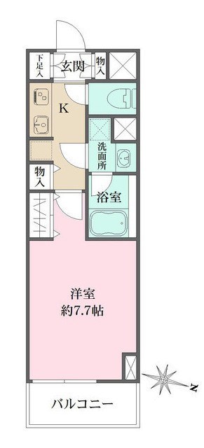 WHARF森下　別途soundproofroom(防音ルーム）にて24時間演奏可能 間取り
