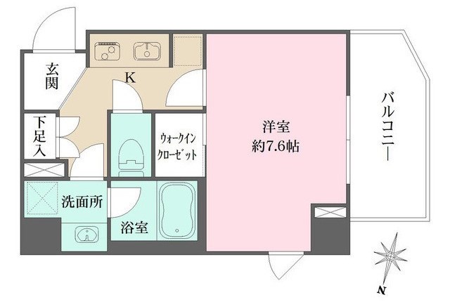 WHARF森下　別途soundproofroom(防音ルーム）にて24時間演奏可能 間取り