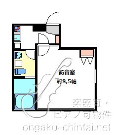 SHO-ESTAE.BLD 24時間演奏可 間取り