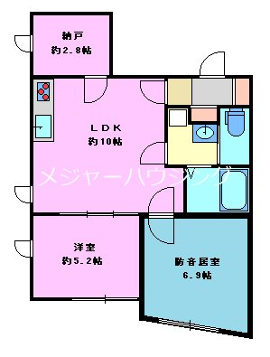 ラシクラス中板橋　24時間演奏可 間取り