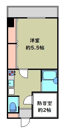 ミューズ綾瀬　演奏時間指定なし　防音室　千代田線　東京藝大 間取り