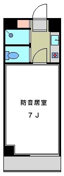 クレシェンド鷺宮　 24時間演奏可 間取り
