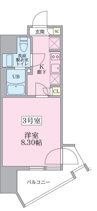 V-music蒲田　京急蒲田駅3分　24時間演奏可 間取り