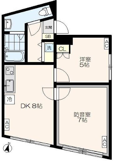 ビブラート　24時間演奏可　東京音楽大学　　　　東京藝術大学 間取り