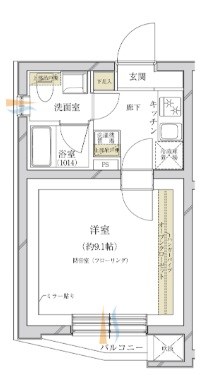 サウンドプルーフプロ駒沢大学　24時間楽器演奏　2025年3月OPEN！ 間取り