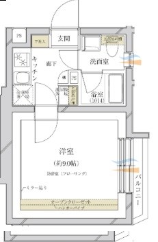 サウンドプルーフプロ駒沢大学　24時間楽器演奏　2025年3月OPEN！ 間取り