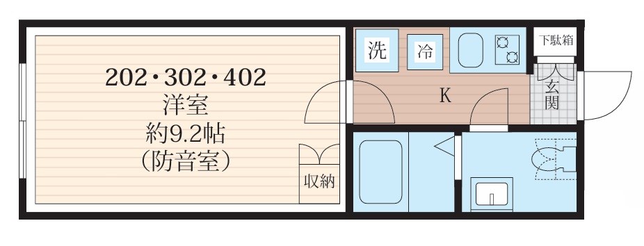ラシクラス王子　24時間楽器演奏可能 間取り