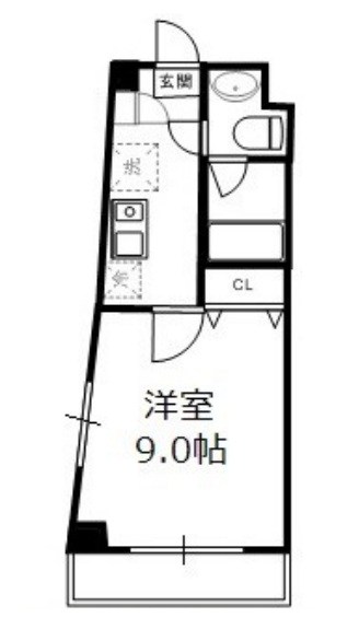 シーム江古田の森 8:00～23:00 間取り