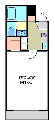 ヴェルエール  6:00～24:00演奏可  間取り