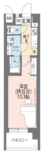 ミュージション朝霞台 　24時間演奏可　2路線利用可能 間取り
