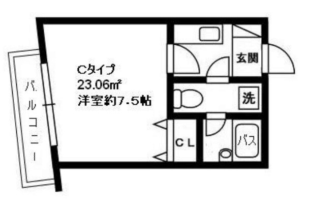 アイビーフラット　08:00～23:00 演奏可 間取り