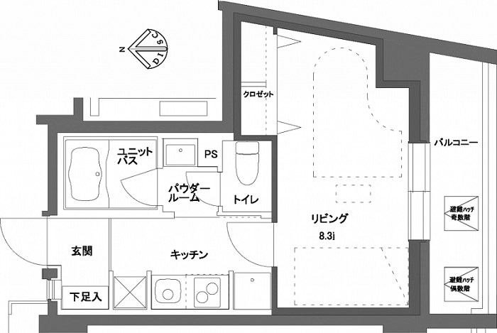 ミュージション野方brio 24時間演奏可 間取り